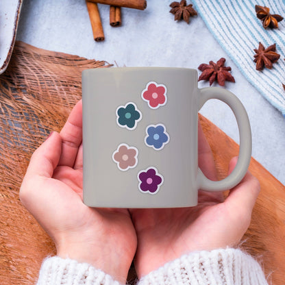 Mini Holiday Flower Sticker Set