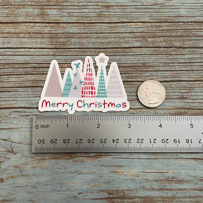 Merry Christmas Vinyl Sticker
