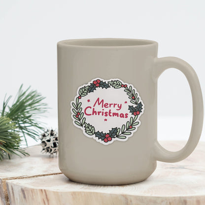 Merry Christmas Vinyl Sticker