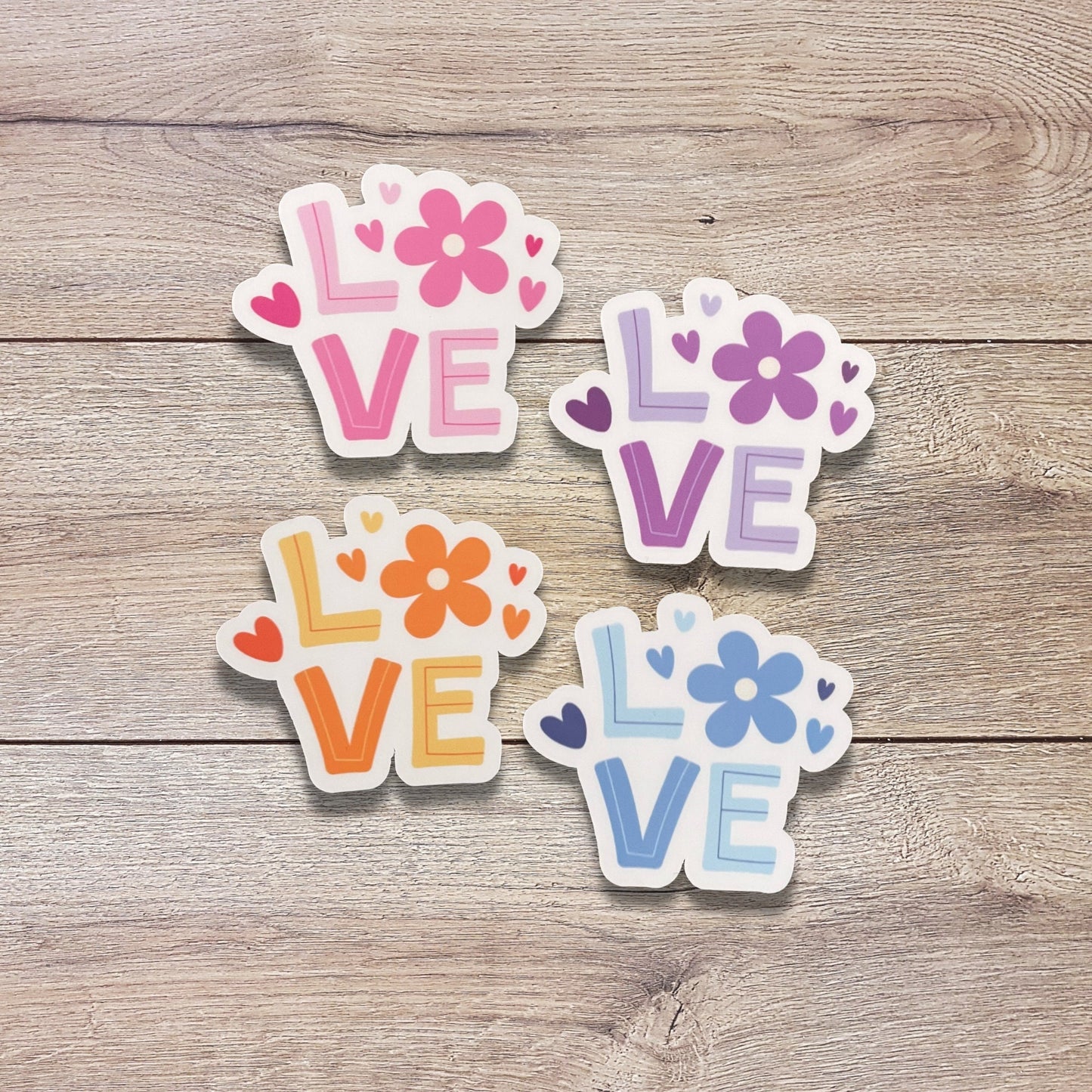 Love Vinyl Sticker, Glossy or Matte Finish