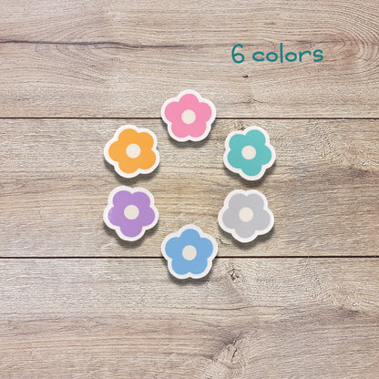 Mini Pastel Flower Sticker Set