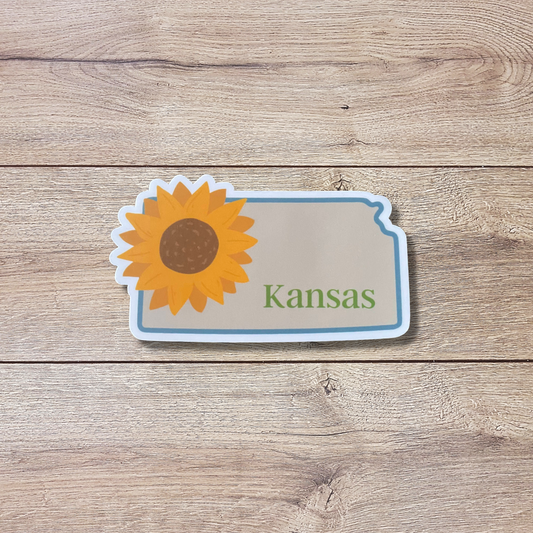 Kansas State Flower Vinyl Sticker