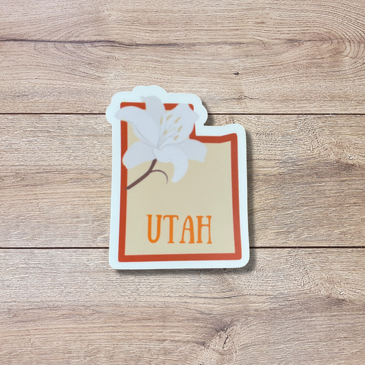 Utah State Flower Vinyl Sticker