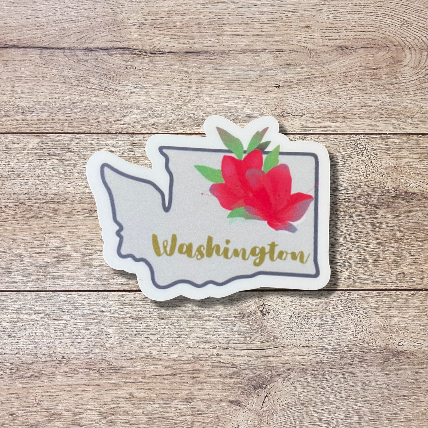 Washington State Flower Vinyl Sticker