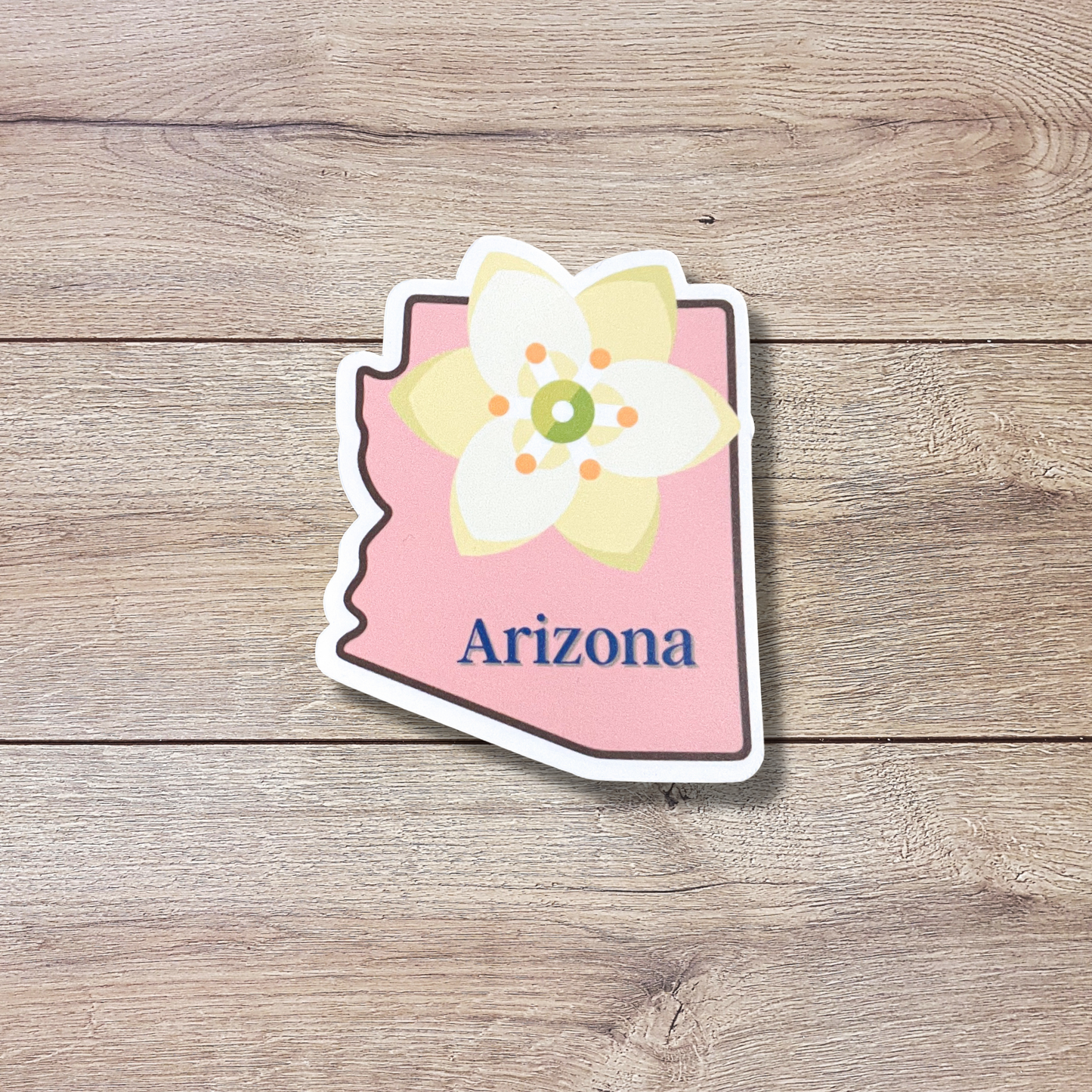 Arizona State Flower Vinyl Sticker