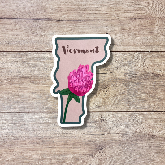 Vermont State Flower Vinyl Sticker