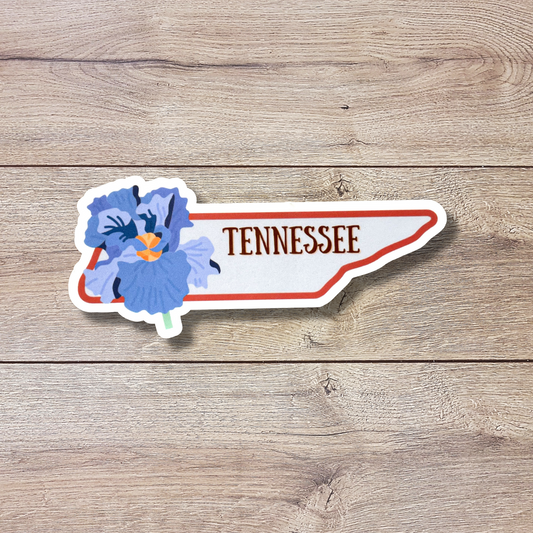 Tennessee State Flower Vinyl Sticker