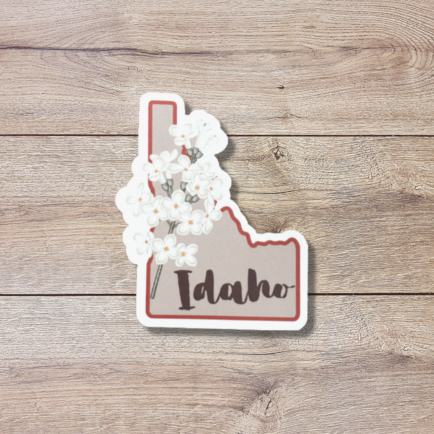 Idaho State Flower Vinyl Sticker