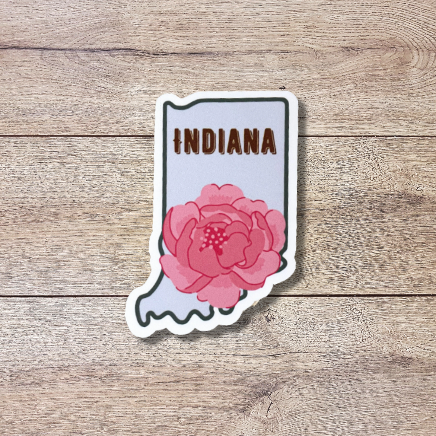 Indiana State Flower Vinyl Sticker